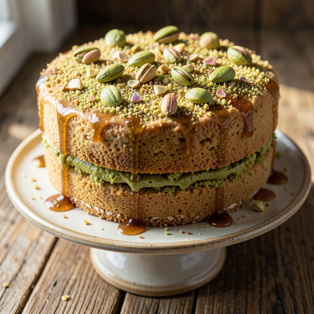Almond Flour Pistachio Cake Recipe: Nutty Crunch and Moist Layers Without Gluten