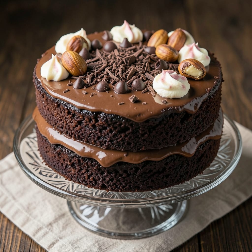 4 Chocolate Cake Recipe: Moist Layers With Decadent Fudge Frosting