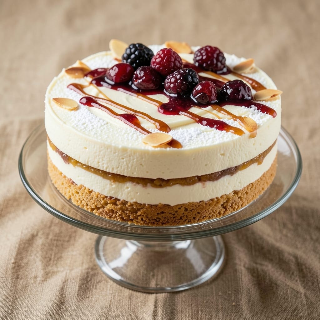 Amaretto Cheesecake Recipe No-Bake: Boozy Almond Swirls and Melting Cream Cheese Layers