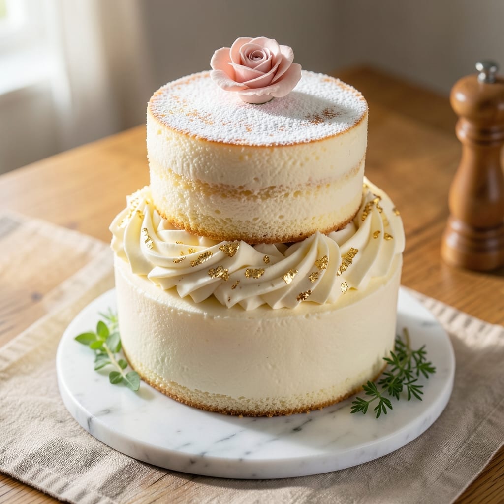 2 Tier Birthday Cake Recipe: Fondant-Bridged Stability for Towering Height