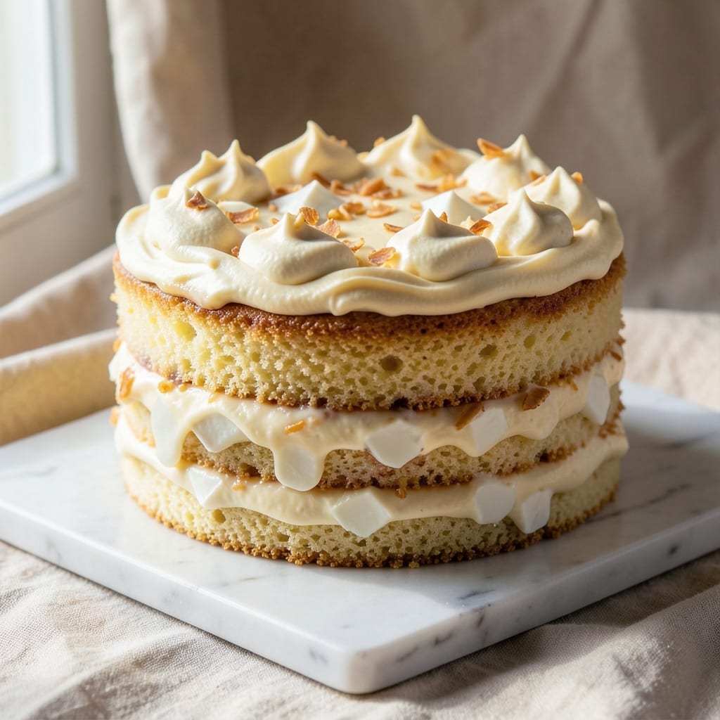 Almond Joy Poke Cake Recipe: Tropical Layers with No-Bake Stability