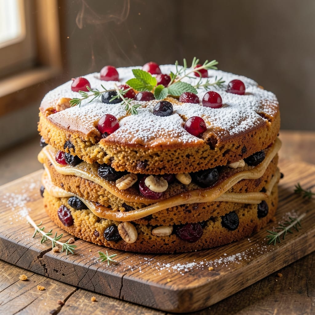 10 Inch Fruit Cake Recipe: Boozy Spice Infusion for Months-Long Flavor
