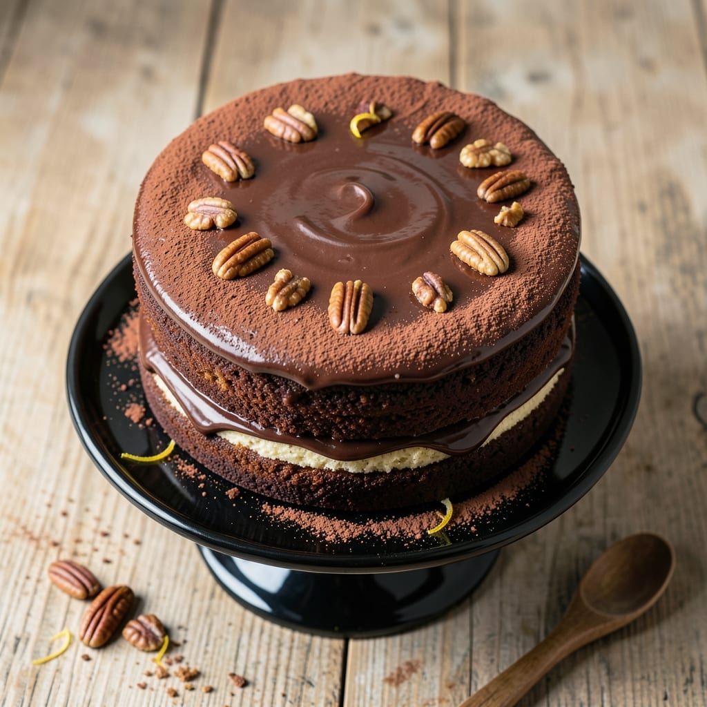 2-Pound Chocolate Cake Recipe: Dense Crumb and Fudgy Layers