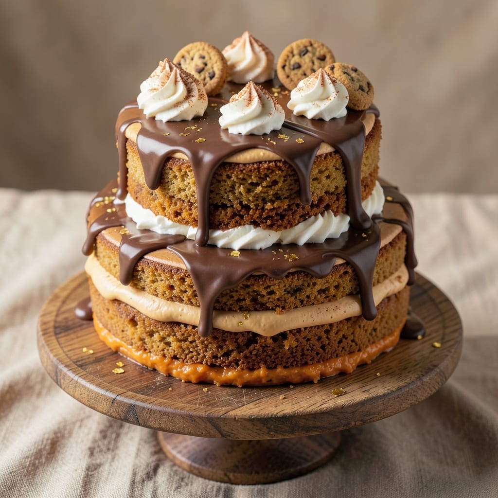 3D Pumpkin Cake Recipe: Stacked Fondant Bridges for Wobble-Free Grandeur