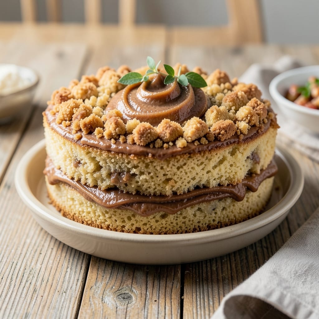 Alton Brown's Coffee Cake Recipe: Vanilla-Infused Layers with Brown Butter Crunch