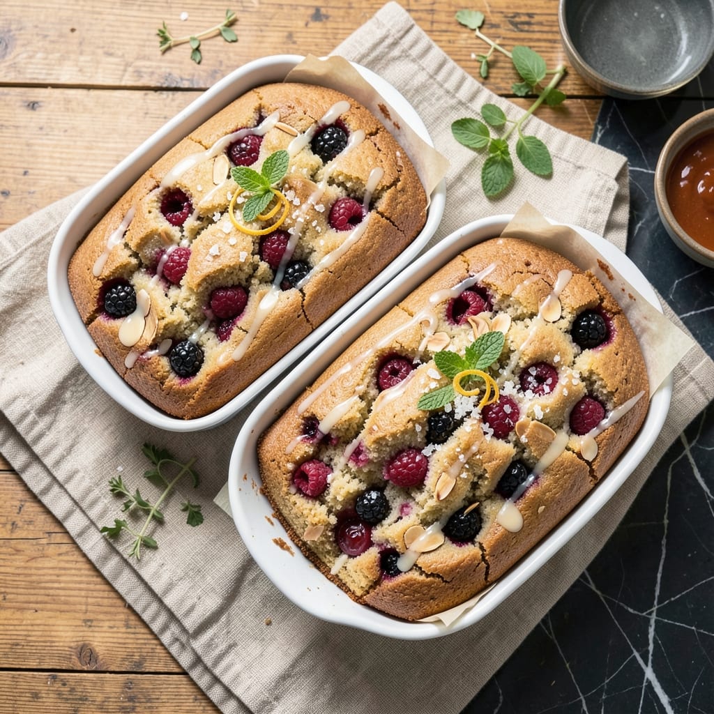 Almond Berry Cake Recipe: Vanilla-Infused Layers with Crisp Top
