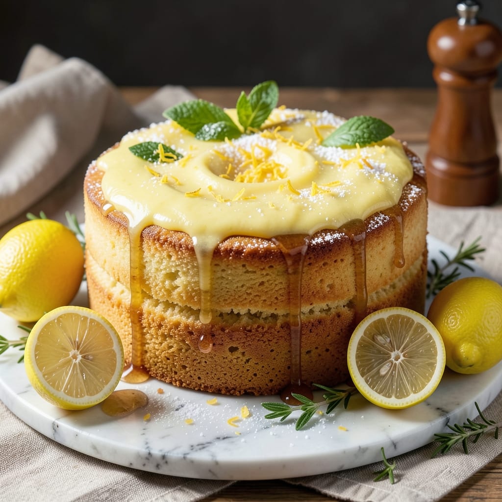 Amazing Lemon Cake Recipe: Zesty Layers with Buttery Crumb Top