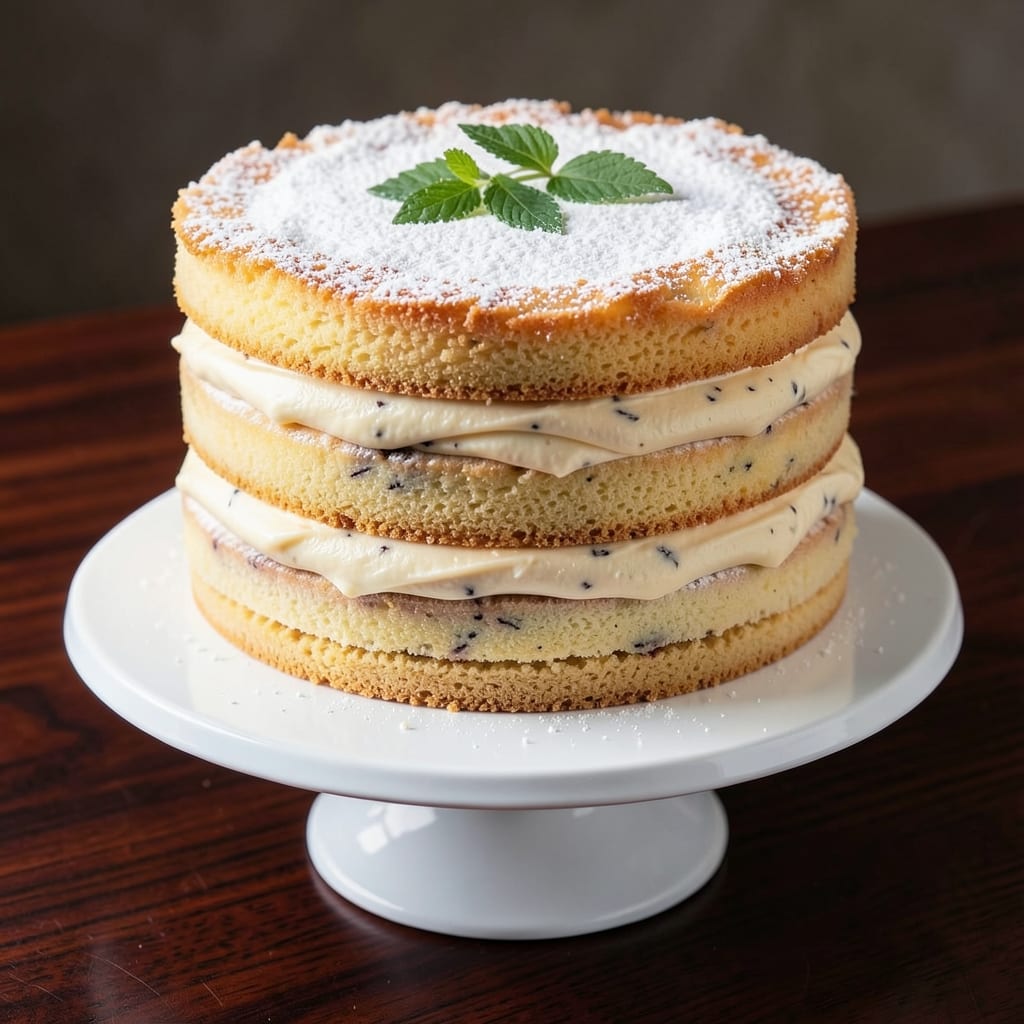 America's Classic Cake Recipe: Vanilla Bean Swirl with Buttery Crust