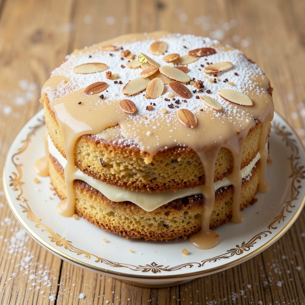 Mary Berry's Almond Cake Recipe: Vanilla-Infused Layers and Crispy Top
