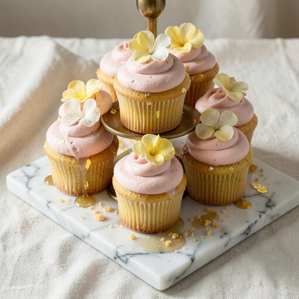 Almond Wedding Cake Cupcakes Recipe: Vanilla Swirls With Crunchy Topping Magic