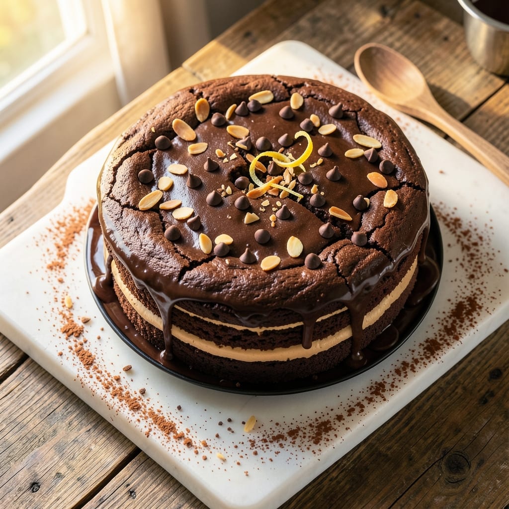 Amaretto Chocolate Cake Recipe: Boozy Moisture With Nutty Swirl Magic