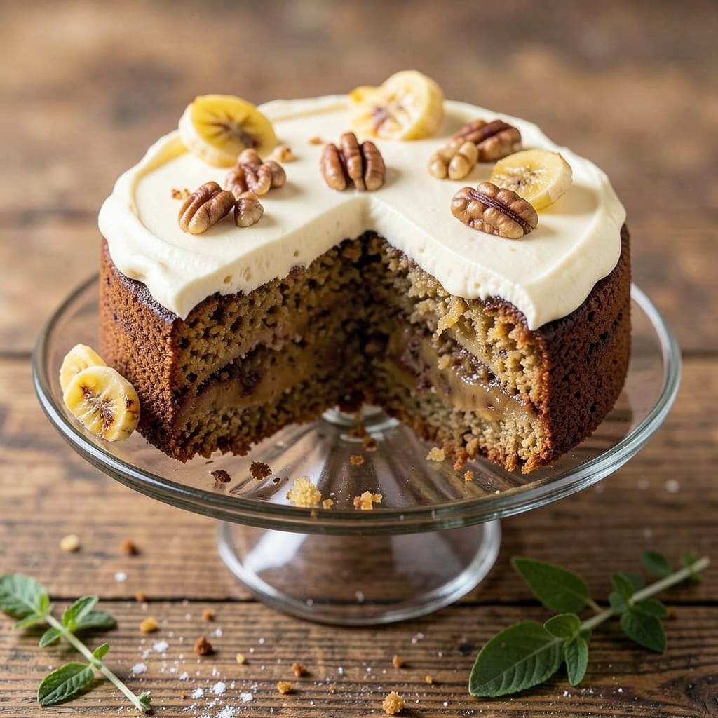 Amazing Banana Cake Recipe: Moist Crumb With Vanilla-Brown Butter Swirl