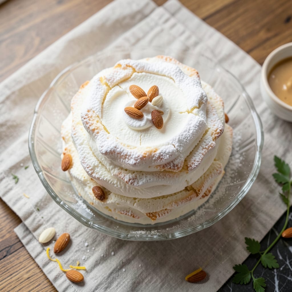Almond Angel Food Cake Recipe: Light-as-Air Vanilla Swirls Without Egg Whites