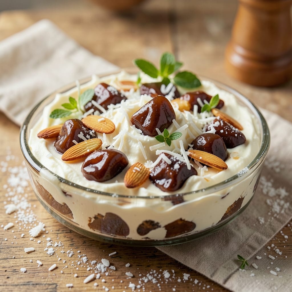 Almond Joy Cake Filling Recipe: No-Bake Nutty Swirl With Toasted Coconut Crunch