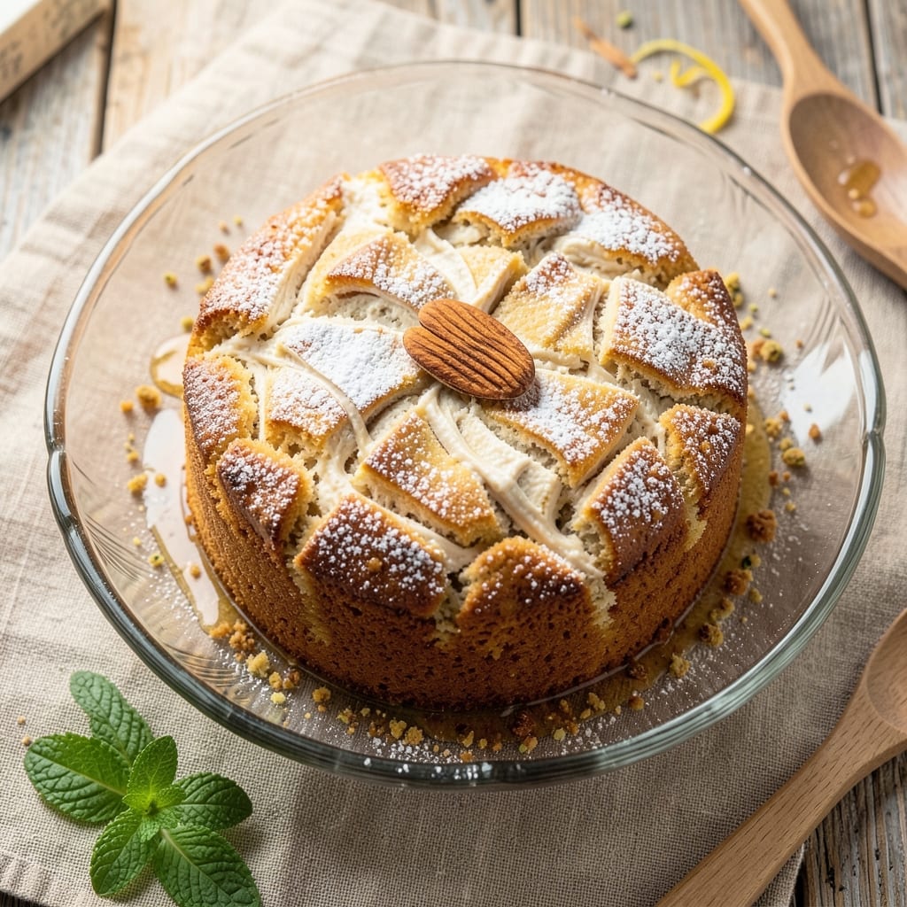 Almond Sour Cream Pound Cake Recipe: Nutty Vanilla Layers With Buttery Crust
