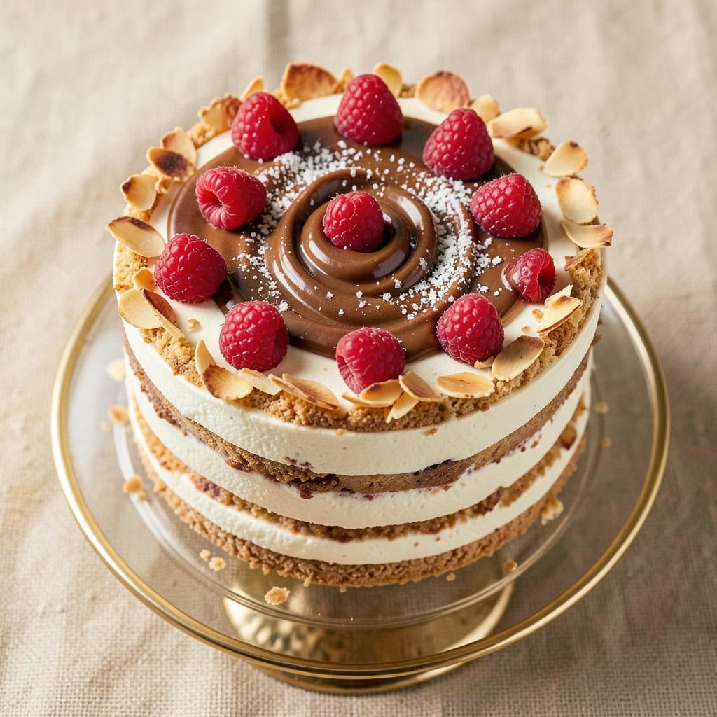 Amaretto Mousse Cake Recipe: Nutty Liquor Swirls and Silky Layers