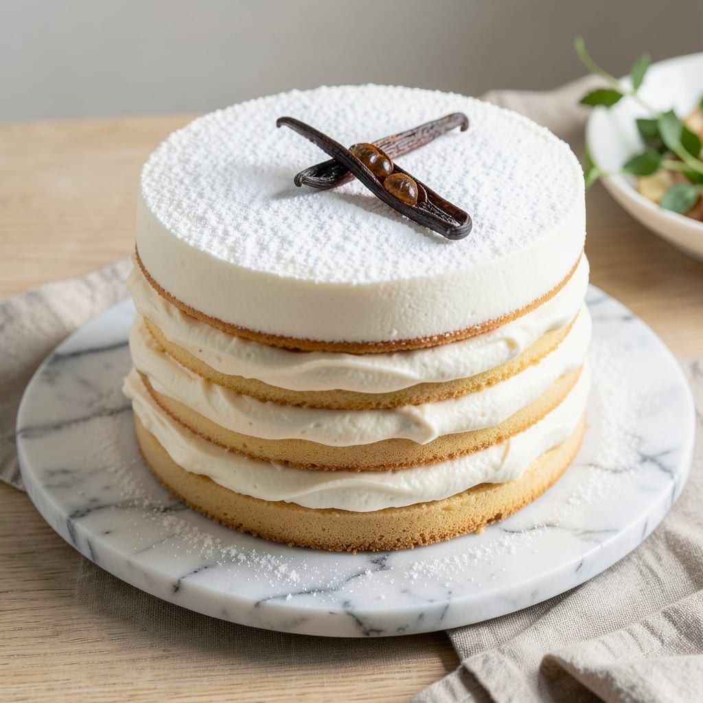 12-Inch White Cake Recipe: Fluffy Layers and Vanilla Buttercream Rivers