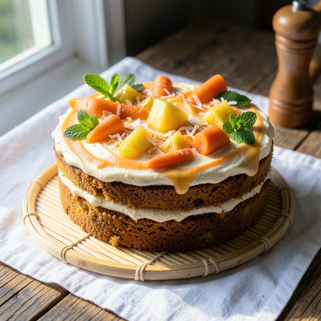 Aloha Carrot Cake Recipe: Pineapple-Coconut Frosting Magic