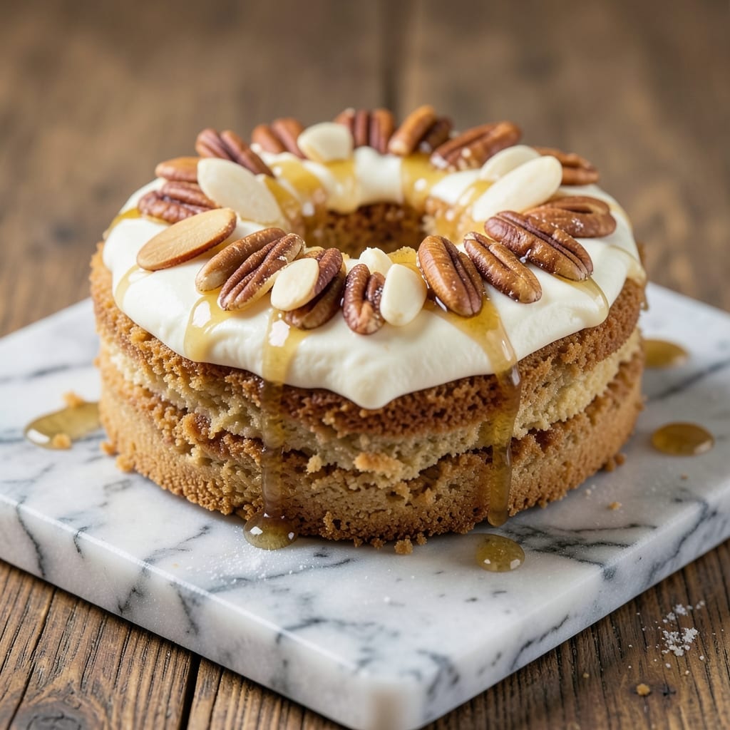 Almond Ring Coffee Cake Recipe: Vanilla-Swirled Layers With Buttery Crispness