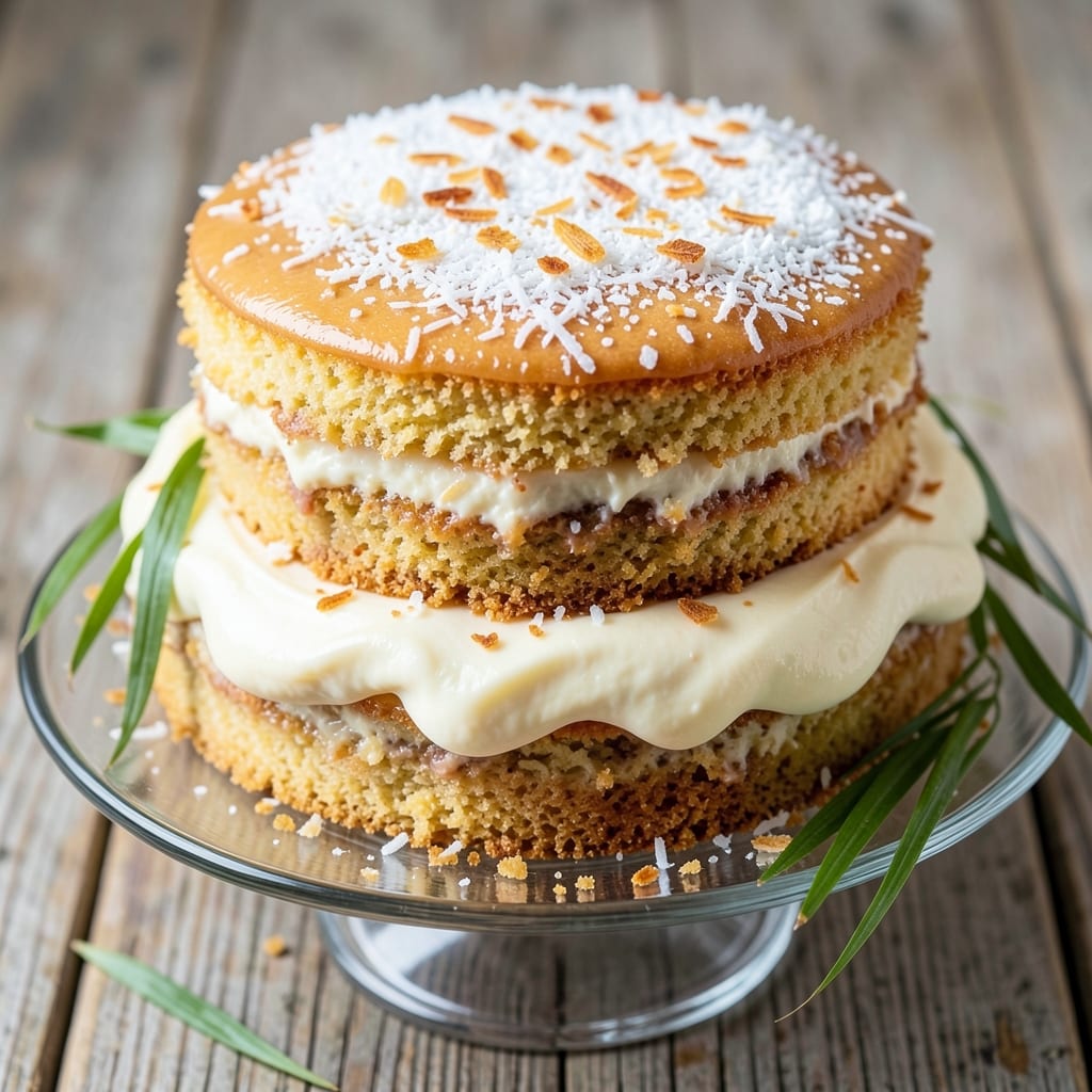 Alex Guarnaschelli's Coconut Cake Recipe: Boozy Vanilla Swirls and Buttery Crispness