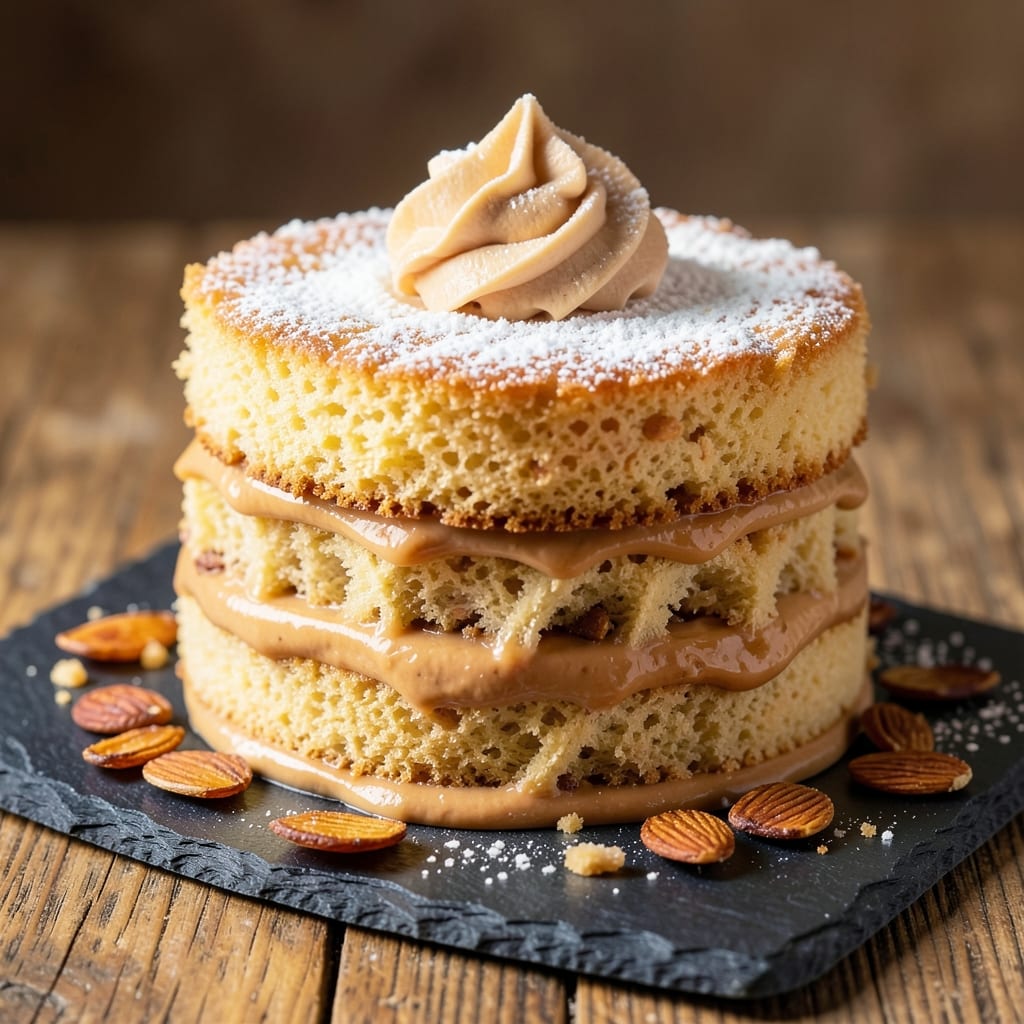 Amaretto Sponge Cake Recipe: Boozy Moistness with Vanilla-Almond Swirl Magic