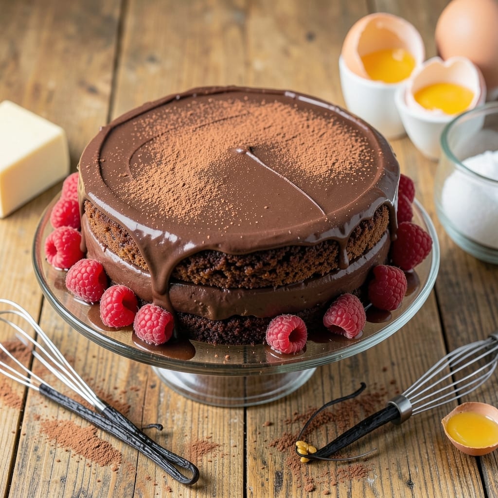 Amazing Chocolate Cake Recipe From Scratch: Three-Layer Moistness With Vanilla Bean Secrets