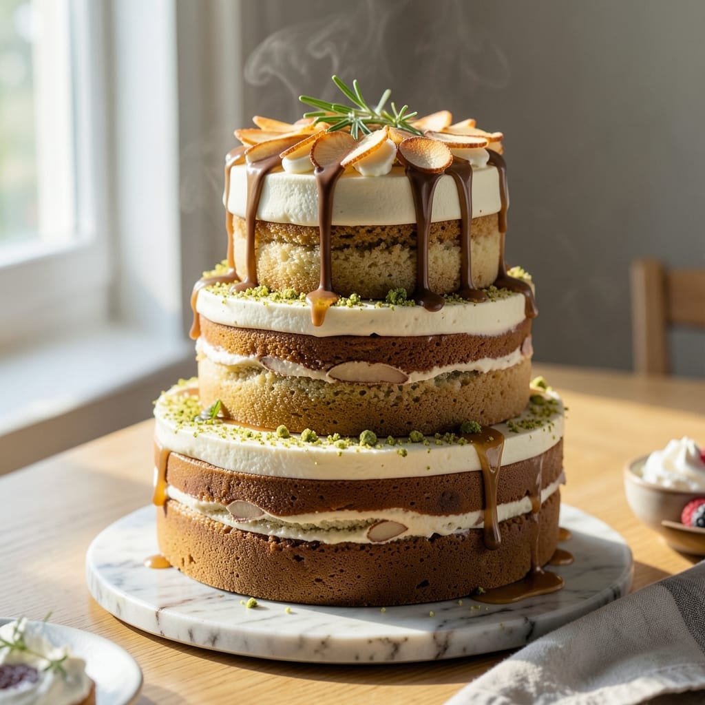Alexander Cake Recipe: Vanilla-Almond Swirl Magic in Three Layers