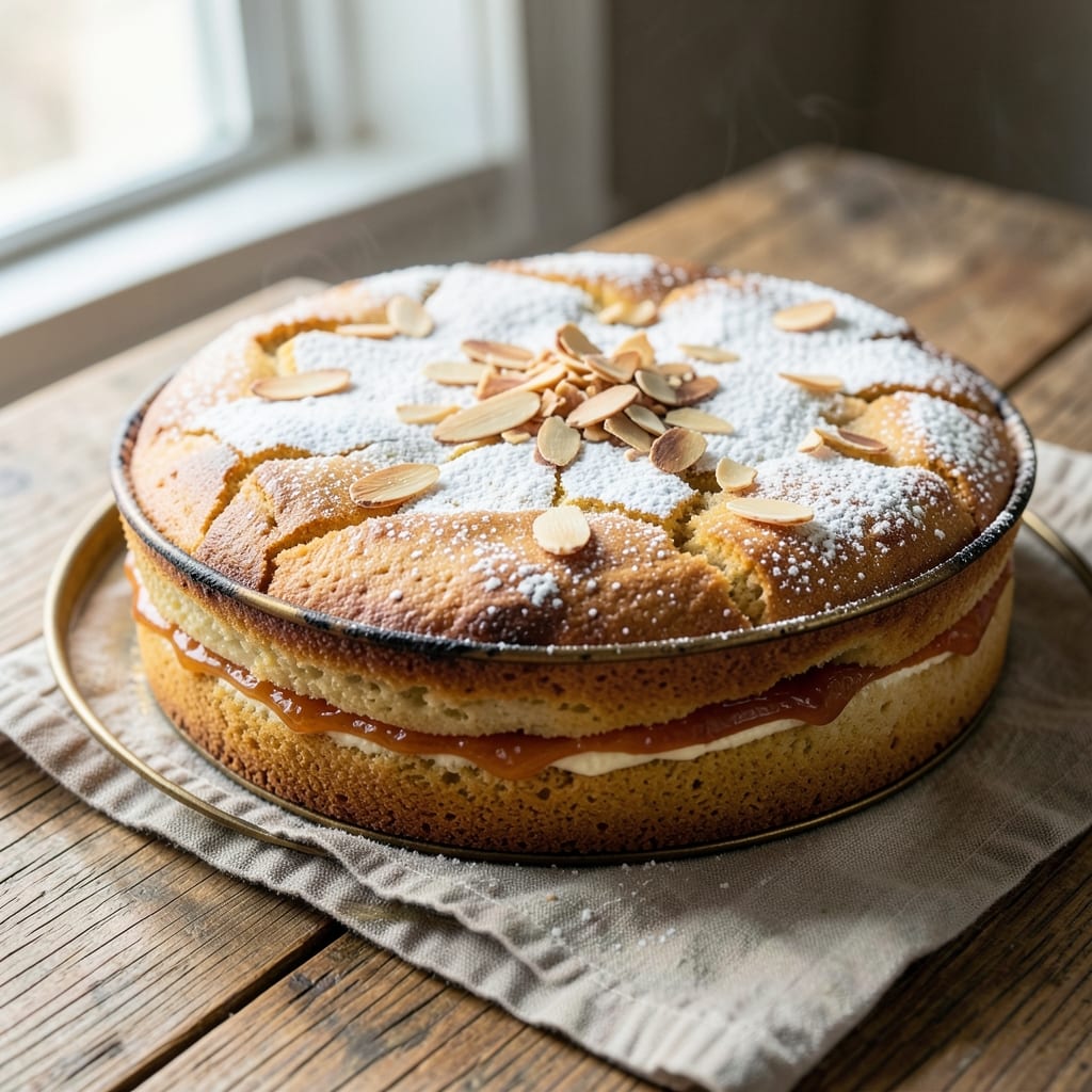Almond Cake Pan Recipe: Golden Crust and Moist Center Magic