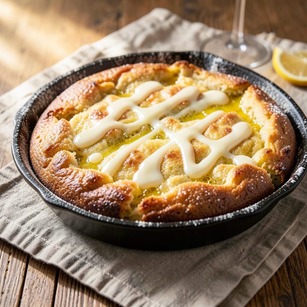 4-Ingredient Lemon Dump Cake Recipe: Zesty Brightness in One Bowl