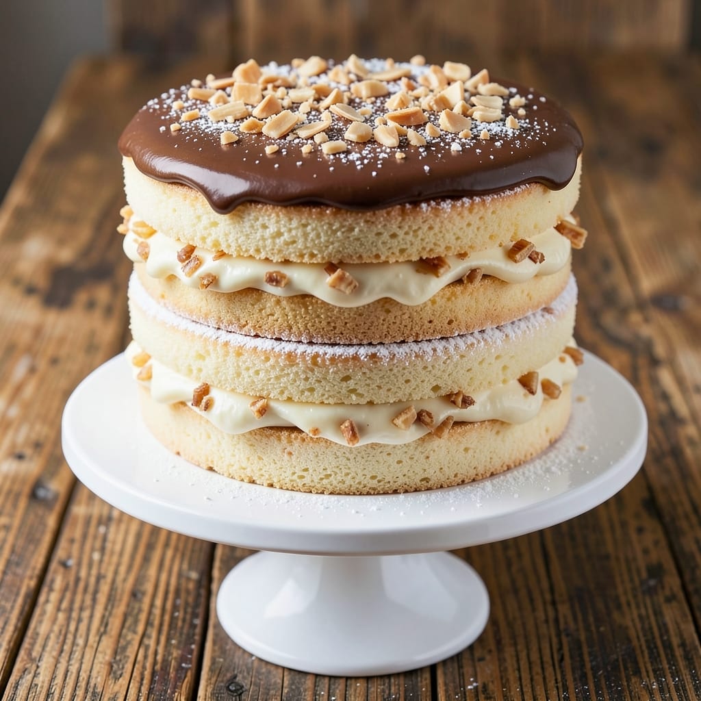 Almond Joy Layer Cake Recipe: Tropical Swirl With Toasted Coconut Crunch