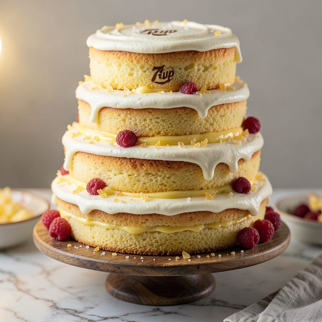 7 Up Layer Cake Recipe: Citrusy Zing and Buttery Swirls in One Tin