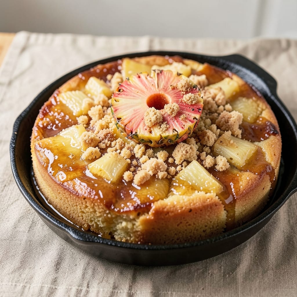 Alton Brown's Pineapple Upside Down Cake Recipe: Caramelized Fruit and Buttery Swirl Magic
