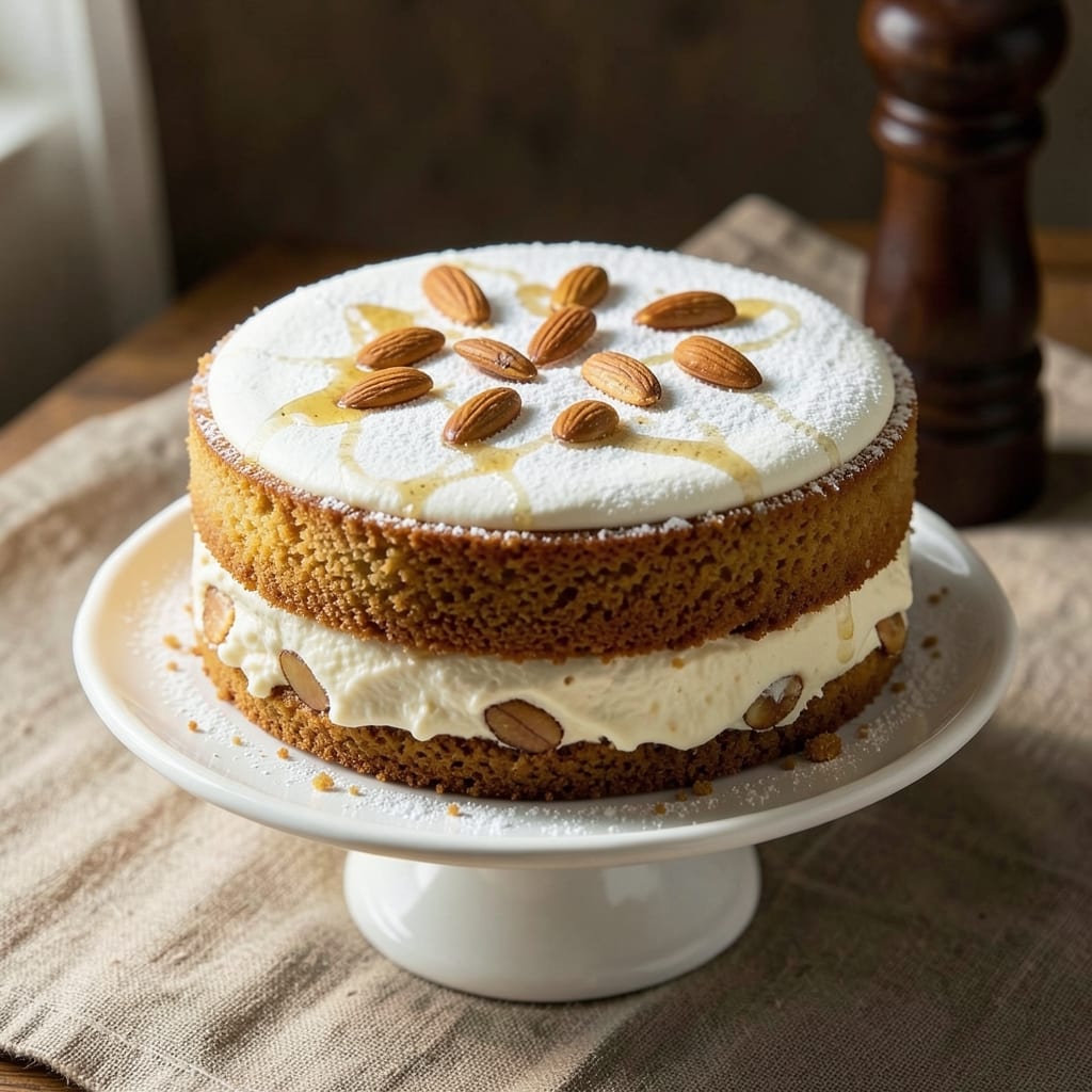 Almond Cake Pakistani Recipe: Cardamom-Infused Moistness with Toasted Crunch