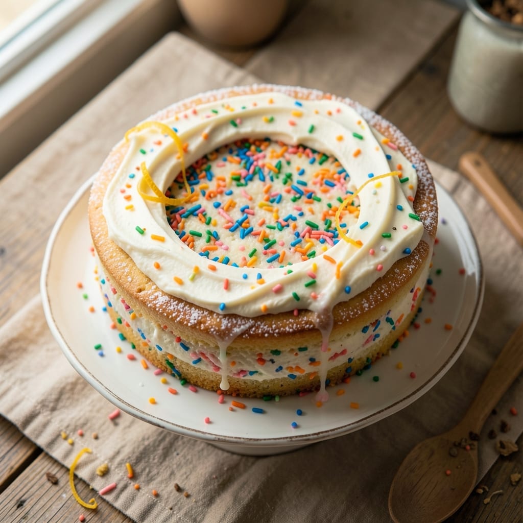 6-Inch Funfetti Cake Recipe: Colorful Layers and Crispy Top Magic