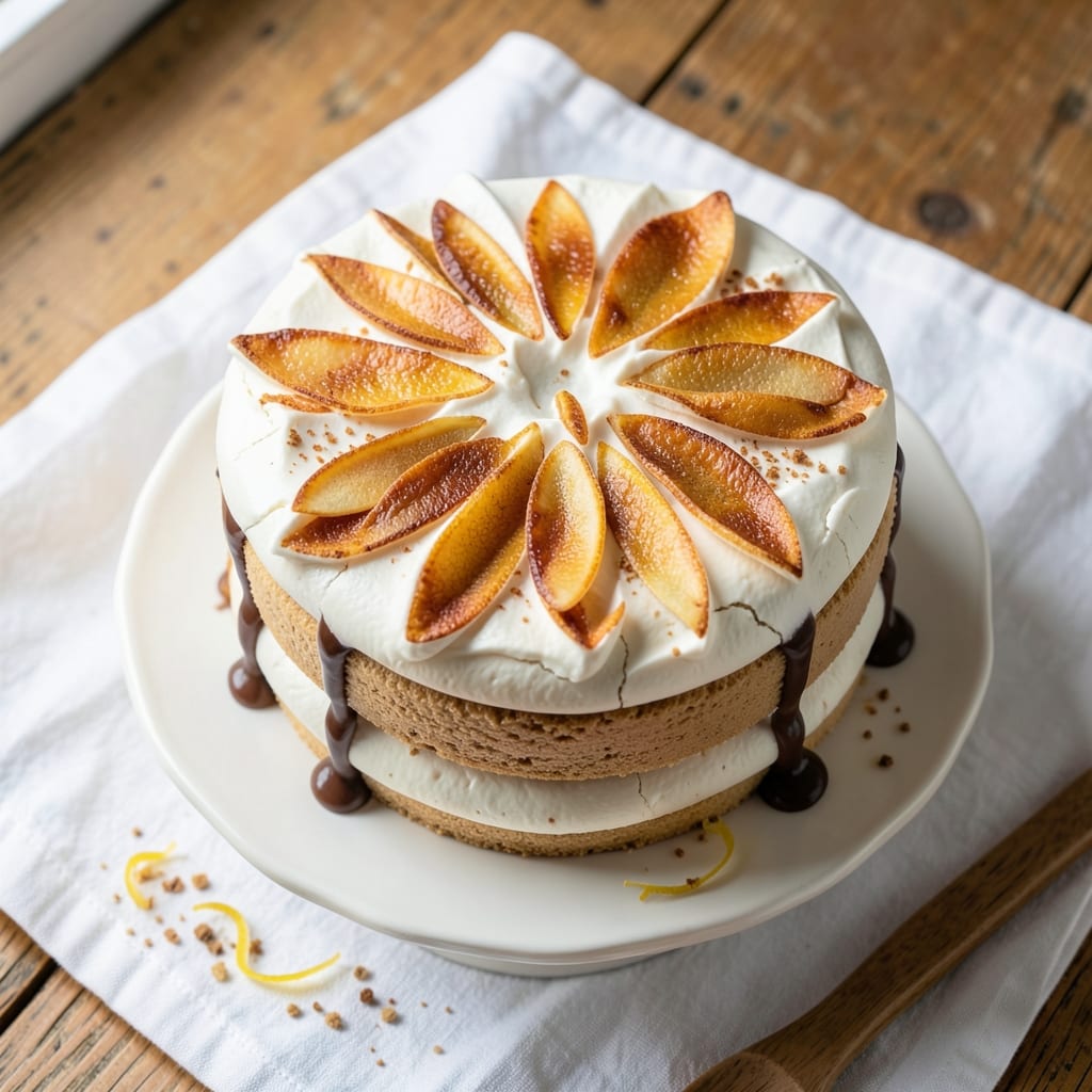 Almond Dacquoise Cake Recipe: Airy Meringue Layers with Nutty Crunch