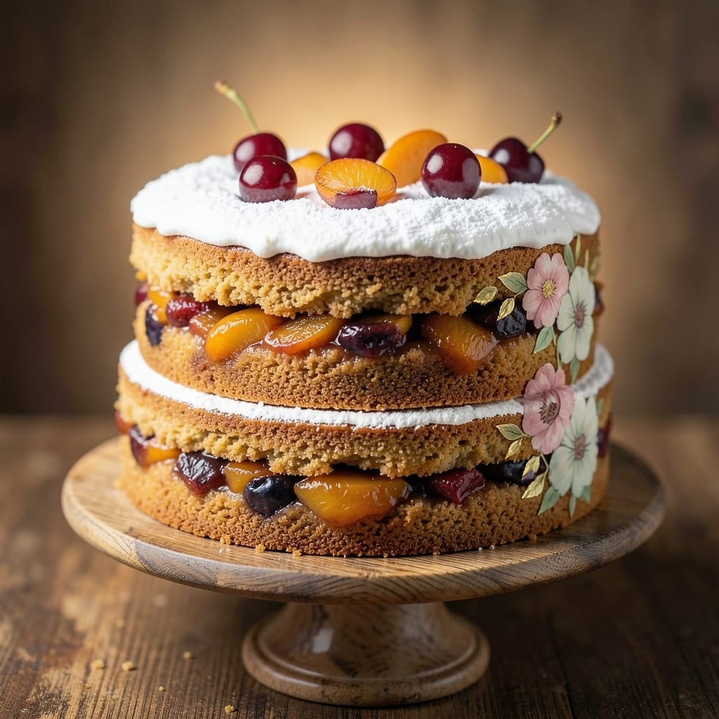 Amaretto Fruit Cake Recipe: Nutty Liqueur Soaked With Candied Fruits