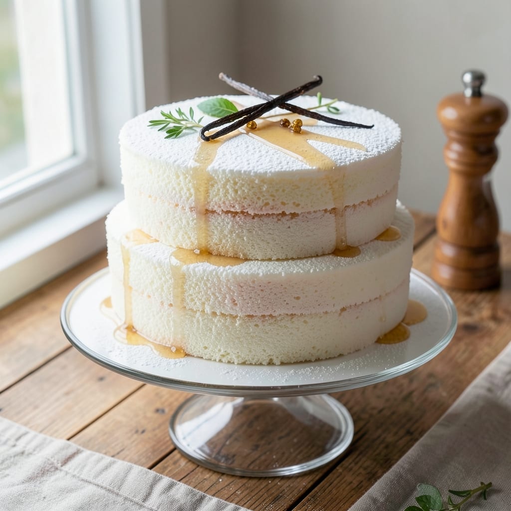 2-Ingredient Angel Cake Recipe: Effortless Cloud-Light Cake in 15 Minutes