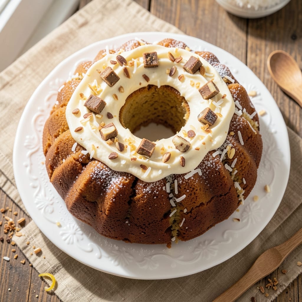 Almond Joy Bundt Cake Recipe: Vanilla-Almond Swirl With Crunchy Top Magic