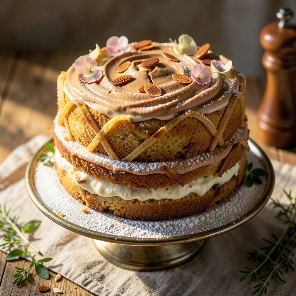 Amaretto Sour Cake Recipe: Boozy Vanilla Swirls with Silky Frosting