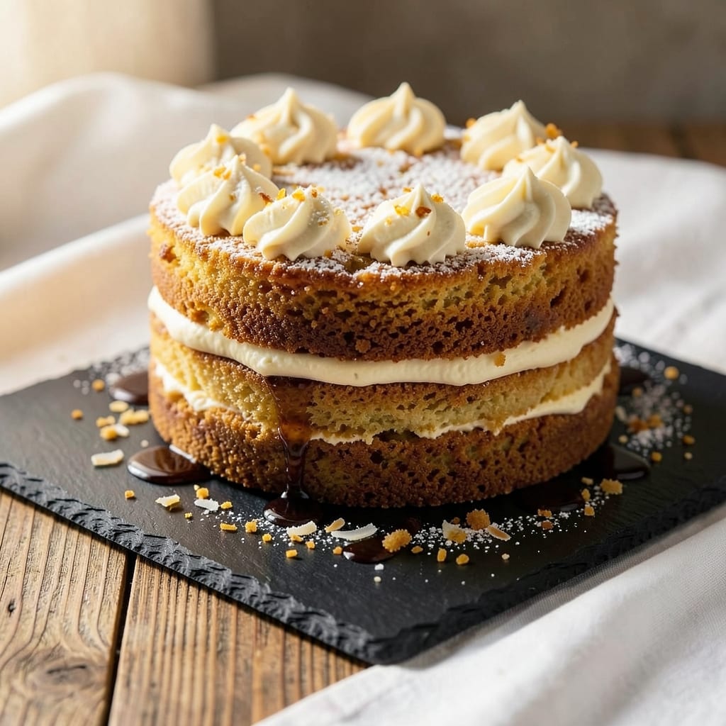 5 Star Rum Cake Recipe: Boozy Layers and Caramelized Fondant Crown