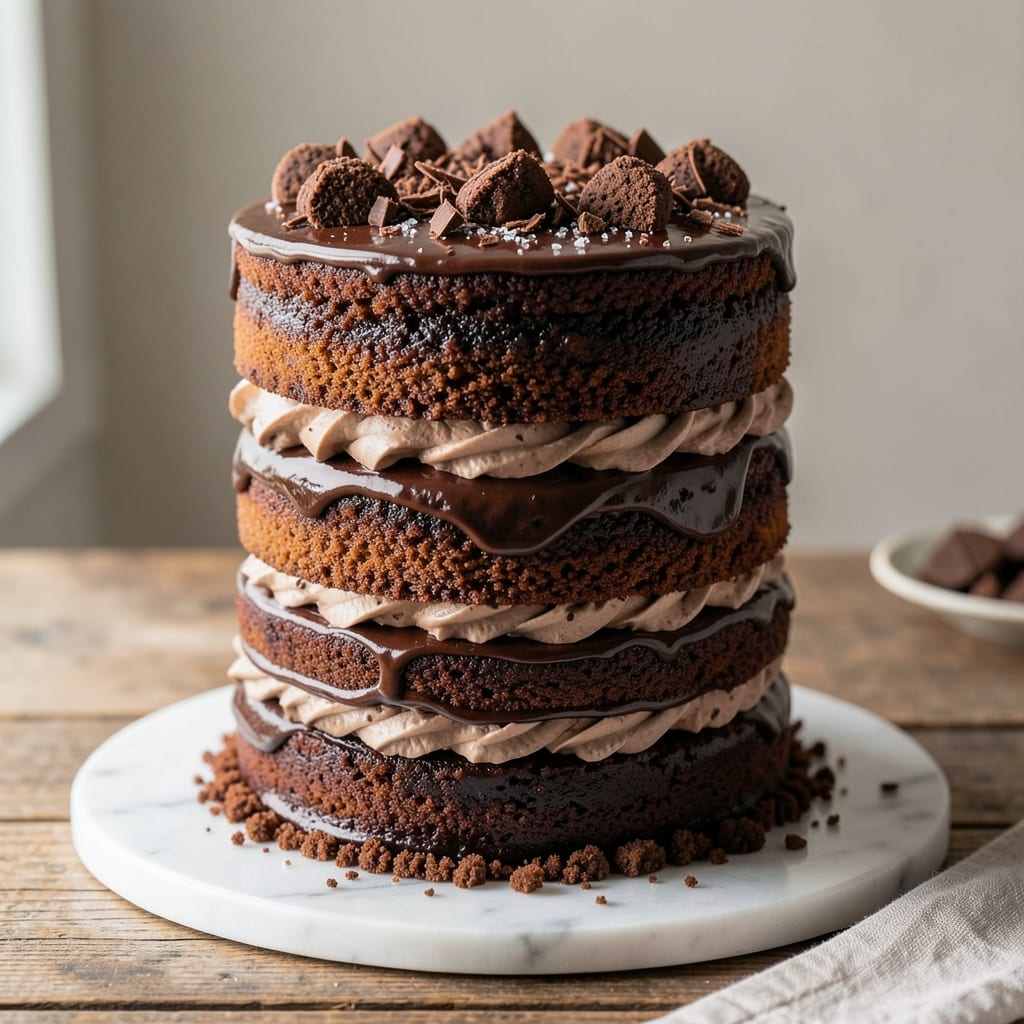 5-Layer Chocolate Cake Recipe: Decadent Stacks With Fondant Bridges for Wobble-Free Grandeur