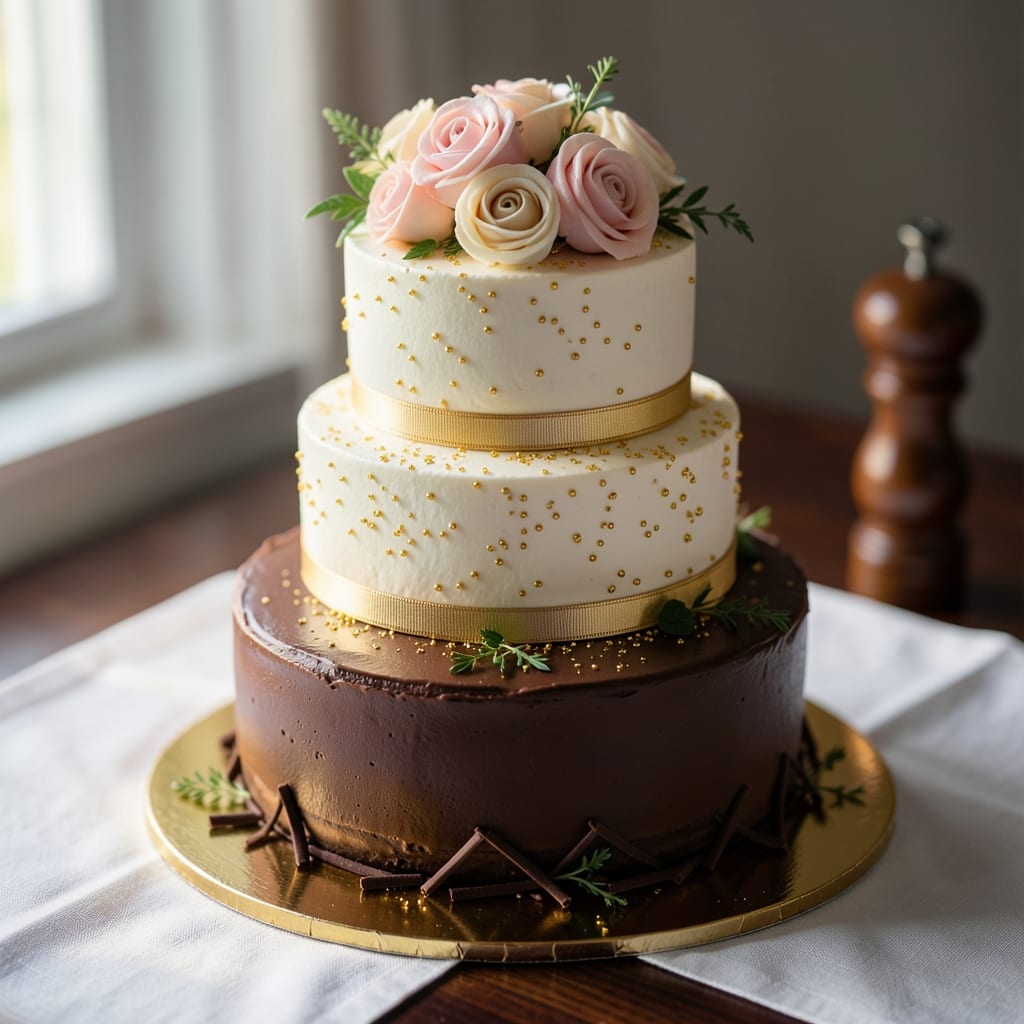 3 Tier Wedding Cake Recipe: Fondant-Bridged Grandeur With Flavorful Layers