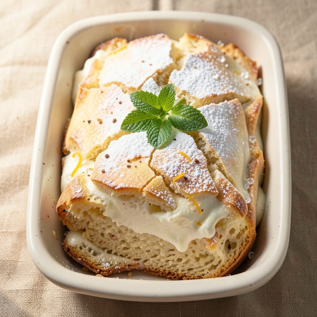 Two-Ingredient Cheesecake Bread Recipe: Crispy Top, Gooey Cheesecake Core