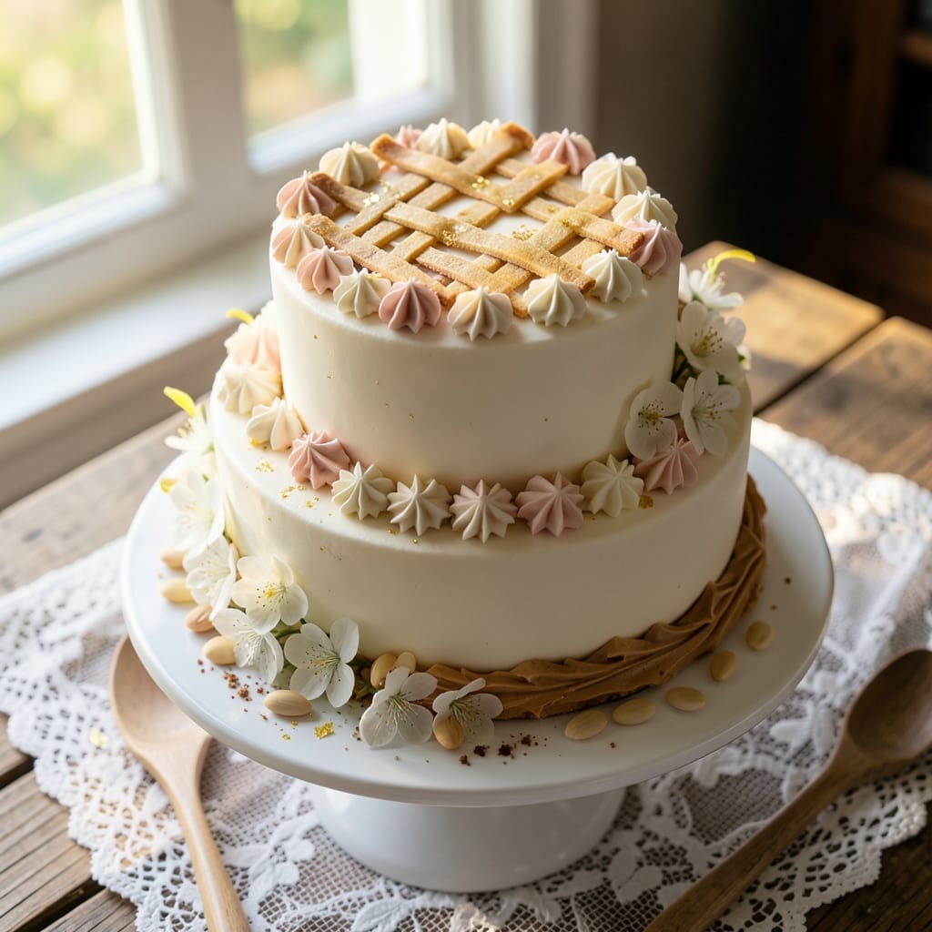 Martha Stewart's Almond Wedding Cake Recipe: Vanilla-Almond Swirl Elegance in Three Layers