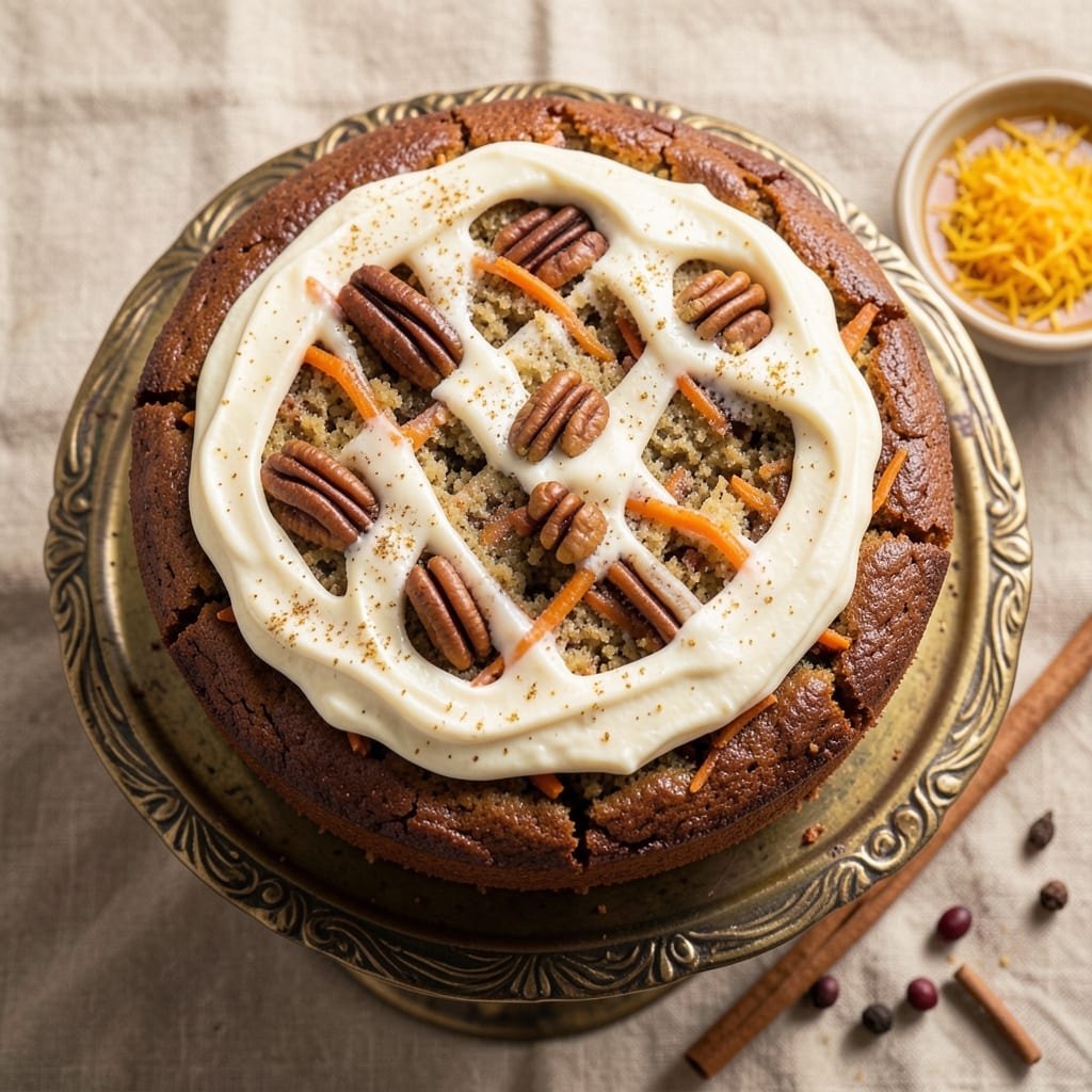 Allspice Carrot Cake Recipe: Warmly Spiced Moistness With Crumb Topping