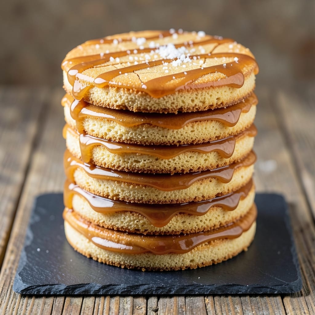 12 Layer Caramel Cake Recipe: Crisp Fondant Crown Over Ultra-Soft Layers