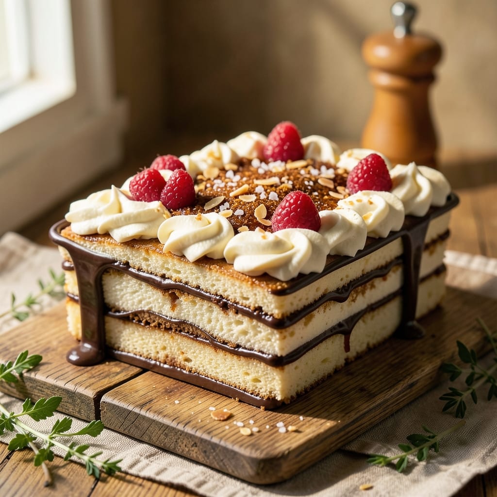 Alpine Cake Recipe: Swiss-Inspired Layers of Vanilla and Almond Magic